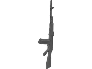 Ak 47 3D Model