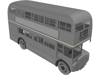 Double Decker Bus 3D Model