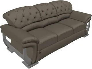 Fashion Multiplayer Sofa 3D Model