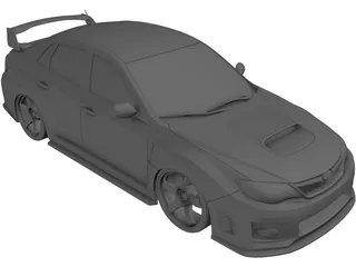 Subaru Impreza WRX STi 3D Model