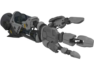 Robot Hand 3D Model