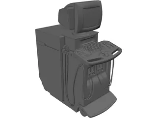 Ultrasound Machine 3D Model