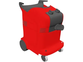 Industrial Vacuum Cleaner 3D Model