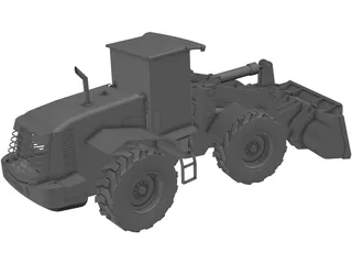 Hitachi Wheeled Loader 3D Model