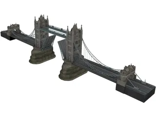 Tower Bridge 3D Model