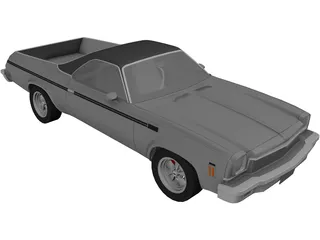 Chevrolet El Camino (1973) 3D Model