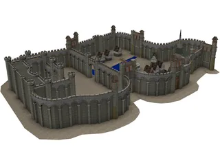 Bravil Castle 3D Model