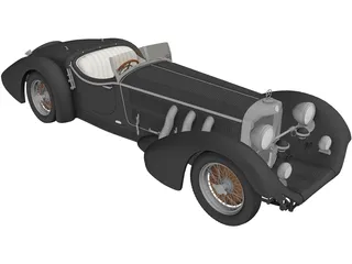 Mercedes-Benz SSK Roadster 3D Model