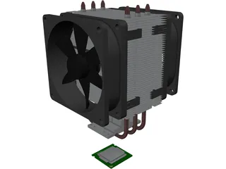 Cooler Master TX3 3D Model