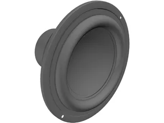 Tang Band W6-1139SG Speaker 3D Model