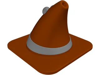 Angry Cone 3D Model
