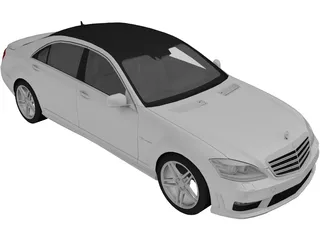 Mercedes-Benz S65 AMG (2012) 3D Model