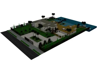 Modern House 3D Model