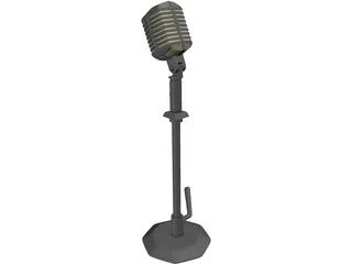 Microfone 3D Model