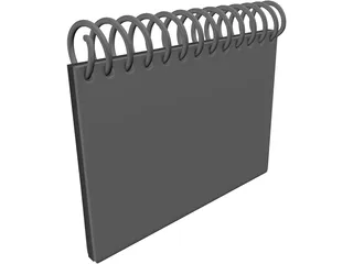 Sketch Book 3D Model