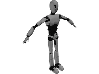 Electronic Robot 3D Model