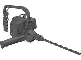 Hand Drill 3D Model