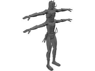 Tars Tarkas Thark of Barsoom 3D Model