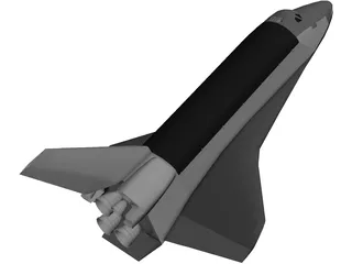 Discovery Space Shuttle 3D Model