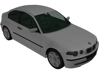 BMW 3 Series Compact E46 (2004) 3D Model
