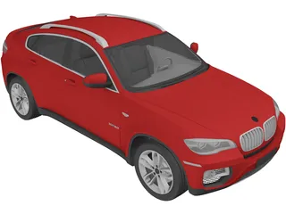 BMW X6 (2013) 3D Model