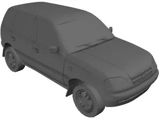 Chevrolet Niva (2009) 3D Model