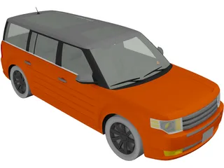 Ford Flex (2009) 3D Model