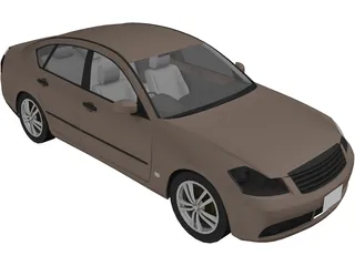 Nissan Fuga (2007) 3D Model