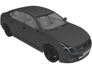 Nissan Teana (2009) 3D Model