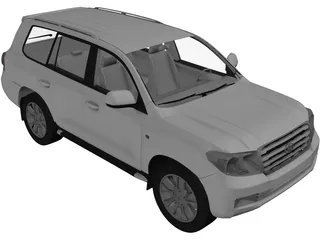 Toyota Land Cruiser (2010) 3D Model