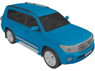 Toyota Land Cruiser (2013) 3D Model