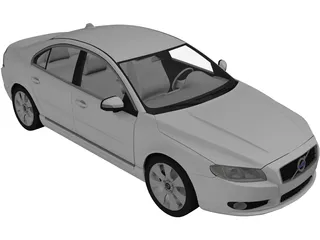 Volvo S80 (2011) 3D Model