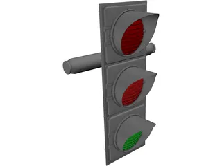 Traffic Light 3D Model