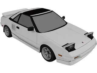 Toytota MR2 Mk1 (1984) 3D Model