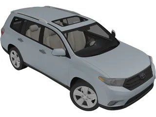 Toyota Highlander (2011) 3D Model