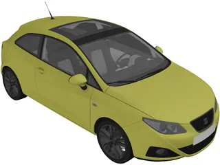 Seat Ibiza (2012) 3D Model