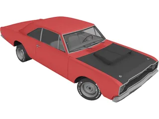 Dodge Dart HEMI Super Stock (1968) 3D Model