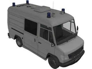 Mercedes-Benz Vario Rettungs 3D Model