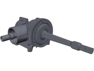 Bell 206 Gearbox 3D Model