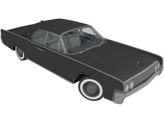 Lincoln Continental Sedan (1962) 3D Model