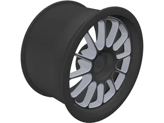 OZ Racing Wheel Centerlock 13x8 3D Model