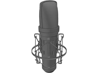 Marshall Electronics Microphone 3D Model
