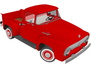 Ford F-100 (1956) 3D Model