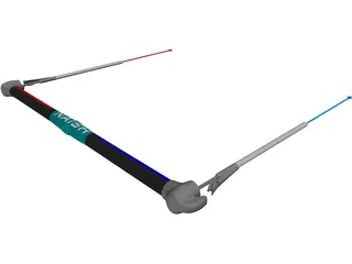 Naish Kitesurf Kite Bar 2002 3D Model