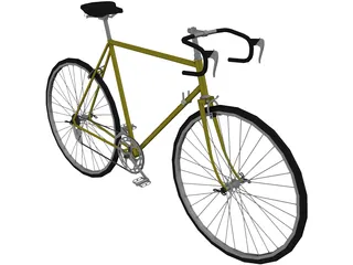 Road Bike 3D Model