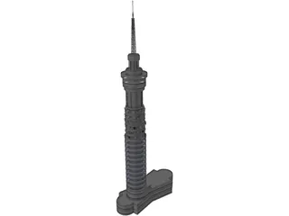 Telecom Tower 3D Model