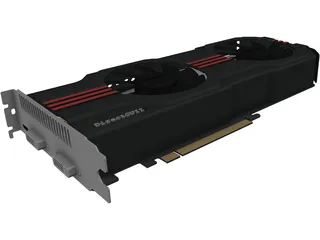 Nvidia GeForce GTX 560Ti 3D Model