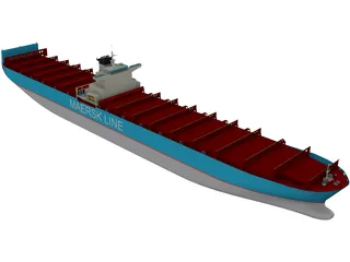 Maersk Container Ship 3D Model