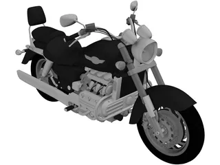 Honda Valkyrie F6C 3D Model