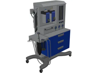 Anesthesia Machine 3D Model